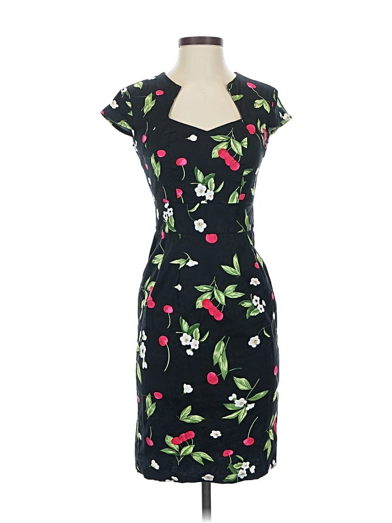 Grace Karin Print Black Cocktail Dress Size S - 67% off