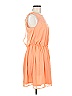 ASOS 100% Polyester Solid Orange Casual Dress Size 8 - photo 4