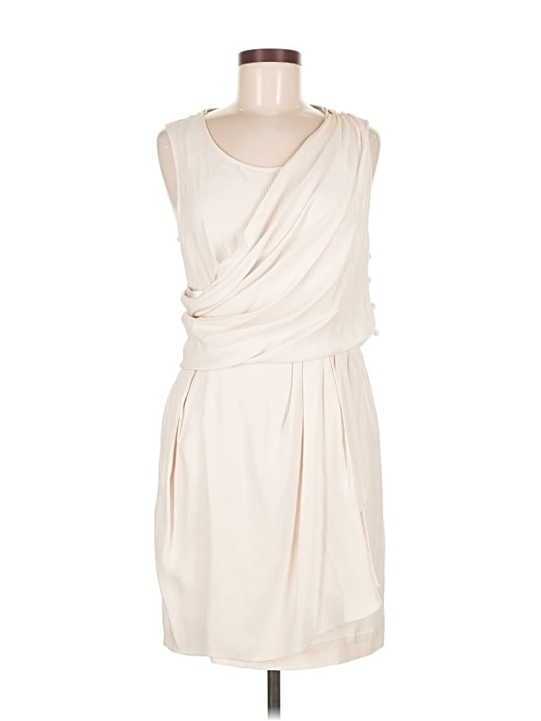 Pre-owned Ali Ro Cocktail Dress In White