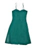 David's Bridal 100% Polyester Teal Blue Cocktail Dress Size 0 - photo 2