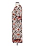 Max Studio Paisley White Casual Dress Size L - photo 5