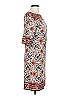Max Studio Paisley White Casual Dress Size L - photo 4