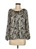 Banana Republic 100% Polyester Black Long Sleeve Blouse Size M - photo 1