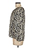 Banana Republic 100% Polyester Black Long Sleeve Blouse Size M - photo 5