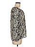 Banana Republic 100% Polyester Black Long Sleeve Blouse Size M - photo 4