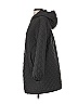 Bernardo Fashions 100% Polyester Argyle Black Gray Coat Size XS - photo 5