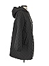 Bernardo Fashions 100% Polyester Argyle Black Gray Coat Size XS - photo 4