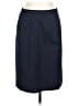 L.L.Bean 100% Polyester Solid Blue Formal Skirt Size 12 - photo 1
