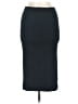 Leith Solid Black Casual Skirt Size M - photo 2