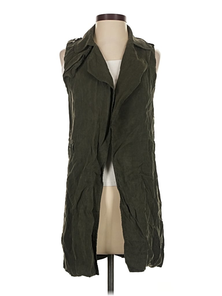 Pre-owned Elevenses Vest In Green