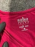 Soho Burgundy Short Sleeve T-Shirt Size S - photo 7