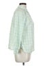 Talbots 100% Cotton Checkered-gingham Green Long Sleeve Button-Down Shirt Size L (petite) - photo 4