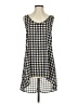 Painted Threads 100% Polyester Checkered-gingham Gray Casual Dress Size XS - photo 1