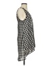 Painted Threads 100% Polyester Checkered-gingham Gray Casual Dress Size XS - photo 4