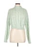 Shein 100% Polyester Green Turtleneck Sweater Size 6 - photo 1