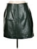 Topshop Green Faux Leather Skirt Size 8 - photo 2