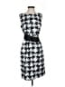 Limited Edition 100% Polyester Houndstooth Black Cocktail Dress Size S - photo 1