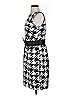 Limited Edition 100% Polyester Houndstooth Black Cocktail Dress Size S - photo 5