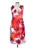 T Tahari Tropical Red Cocktail Dress Size 10 - photo 1