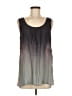 Tanvi Kedia 100% Rayon Gray Sleeveless Blouse Size M - photo 1