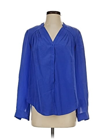 Rebecca Taylor Long Sleeve Silk Top (view 1)