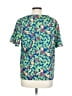 Assorted Brands 100% Cotton Tropical Green Short Sleeve Blouse Size L - photo 2