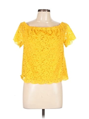 Fourteenth Place Short Sleeve Blouse (view 1)