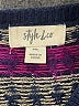 Style&Co Chevron-herringbone Ombre Blue Pullover Sweater Size XL (petite) - photo 7