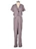 Amadi 100% Polyester Solid Gray Purple Jumpsuit Size XS - photo 1