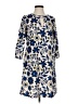 Sami + Dani Print Blue Casual Dress Size XS - photo 1
