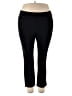 Larry Levine Black Active Pants Size 2X - photo 1