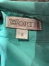 Worth Teal 3/4 Sleeve Button-Down Shirt Size 8 - photo 7