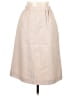 Back Solid Tan Ivory Casual Skirt Size L - photo 1
