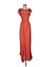 Dina Be 100% Polyester Orange Casual Dress Size XS - photo 1