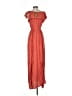Dina Be 100% Polyester Orange Casual Dress Size XS - photo 2