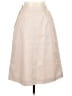 Back Solid Tan Ivory Casual Skirt Size L - photo 2