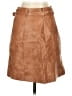 BCBGeneration 100% Polyurethane Brown Faux Leather Skirt Size 4 - photo 2