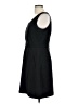 Ann Taylor LOFT Solid Black Casual Dress Size 10 - photo 5