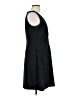 Ann Taylor LOFT Solid Black Casual Dress Size 10 - photo 4