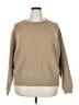 Coco + Carmen Solid Tan Pullover Sweater Size XXL - photo 1