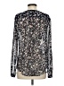 Ann Taylor LOFT Floral Blue Long Sleeve Blouse Size S - photo 2
