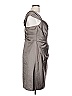 Bill Levkoff 100% Polyester Gray Green Cocktail Dress Size L - photo 4