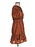 Line & Dot 100% Polyester Brown Casual Dress Size XS - photo 4