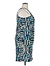 Rouge Graphic Teal Blue Cocktail Dress Size 2X - photo 4
