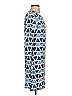 Jean-Pierre Klifa Graphic Blue Casual Dress Size XS - photo 4