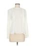 True Craft 100% Cotton Ivory Long Sleeve Blouse Size M - photo 2