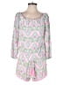 Macbeth Collection by Margaret Josephs 100% Rayon Argyle Pink Romper Size S - photo 1