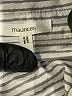 Maurices Stripes Silver Long Sleeve Button-Down Shirt Size M - photo 7