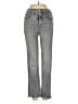 Zara Houndstooth Gray Jeans Size 0 - photo 1