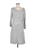 Apt. 9 Gray Casual Dress Size M - photo 1